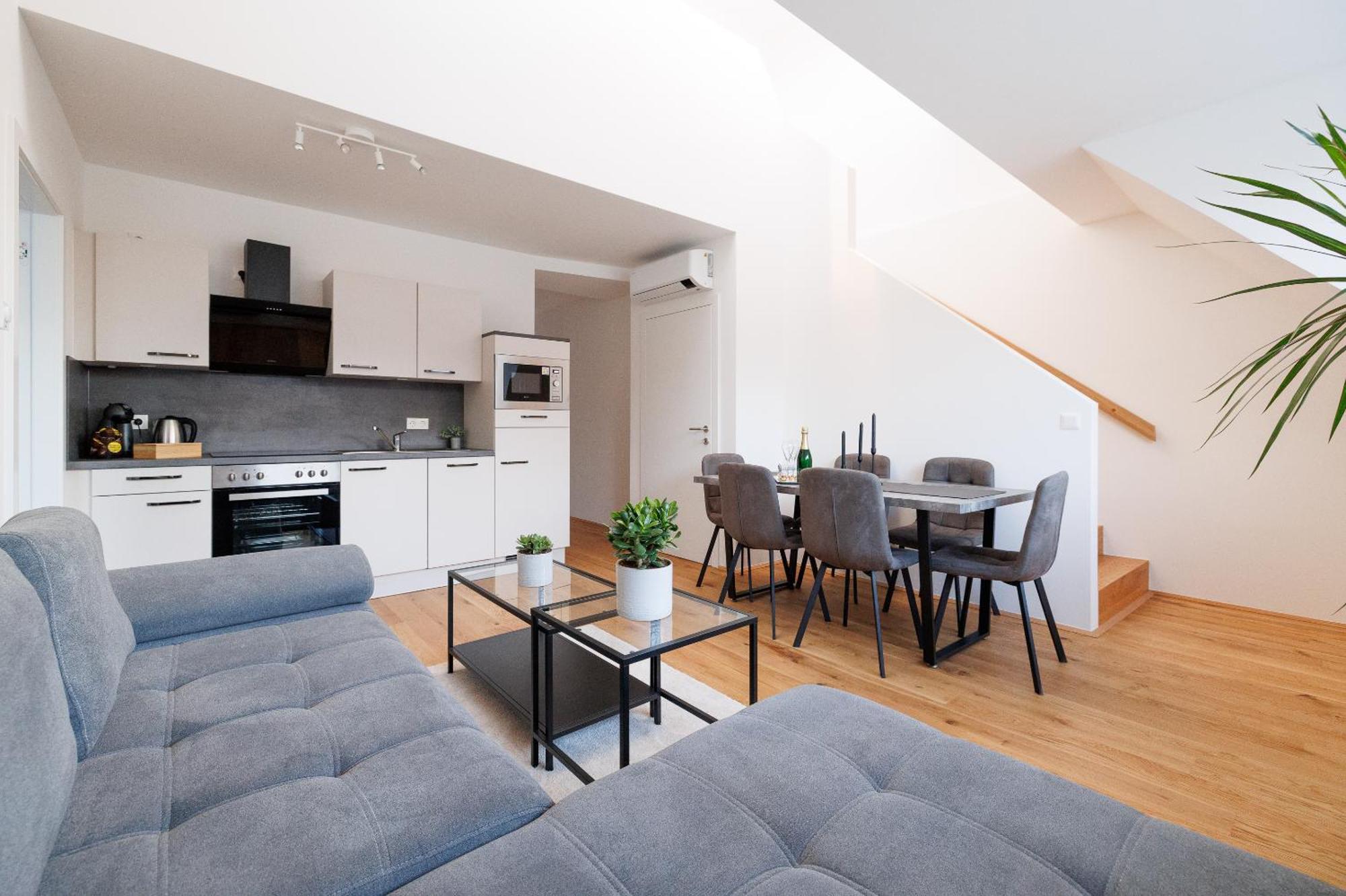 Symphony Apartments 41 - Modern Loft With Terrace And Grill In Central Location Viena Exterior foto