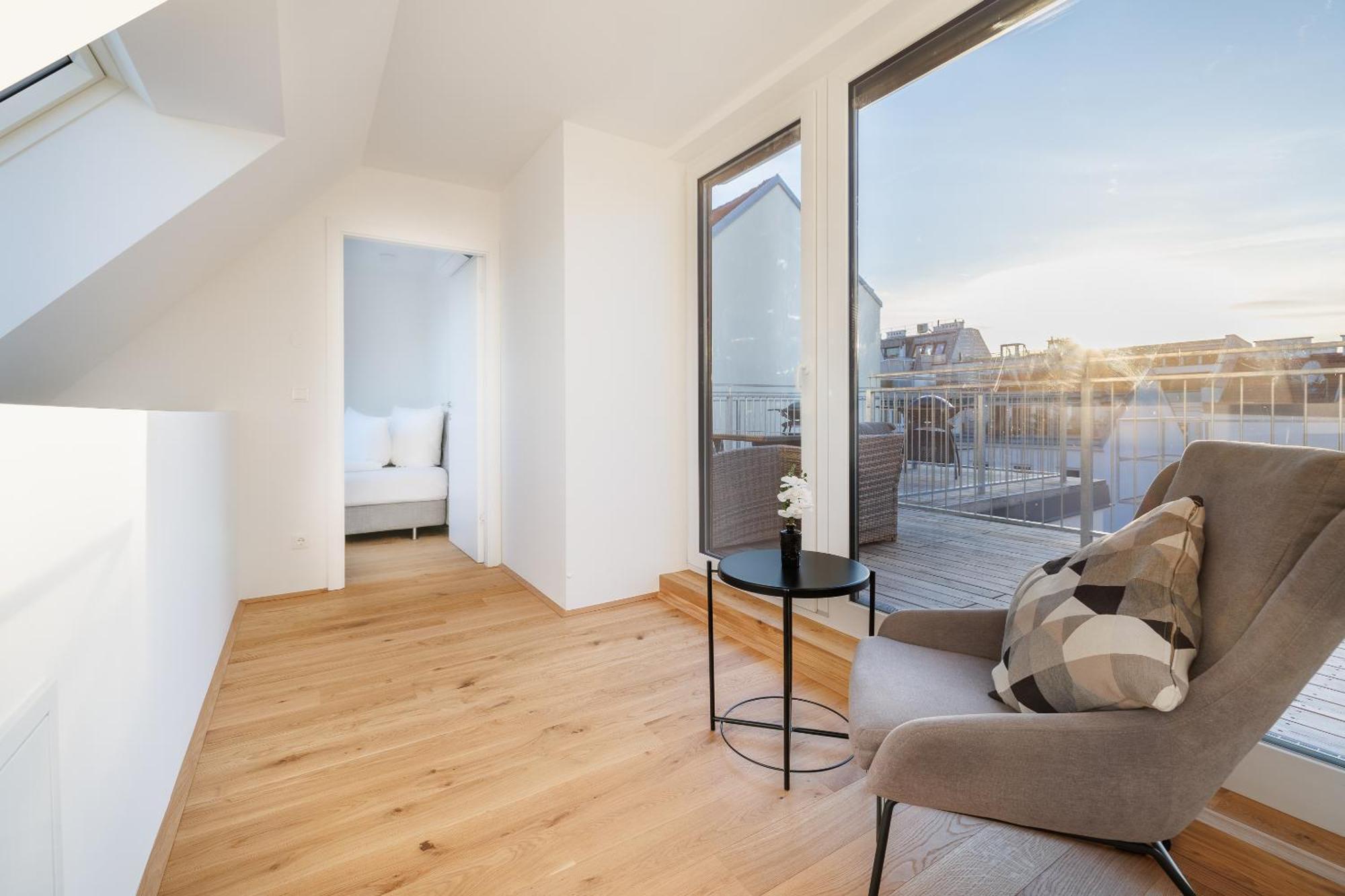 Symphony Apartments 41 - Modern Loft With Terrace And Grill In Central Location Viena Exterior foto
