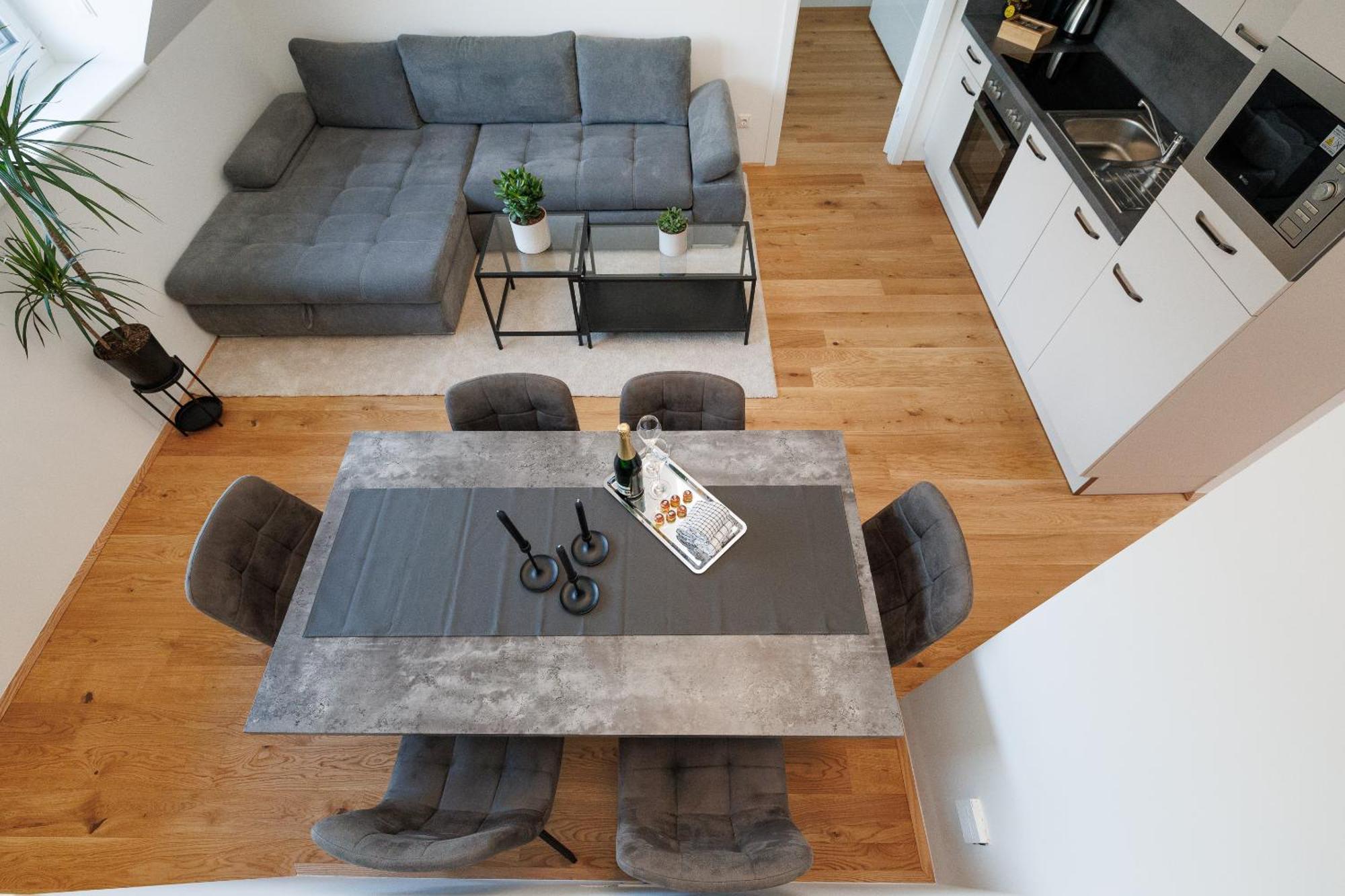 Symphony Apartments 41 - Modern Loft With Terrace And Grill In Central Location Viena Exterior foto