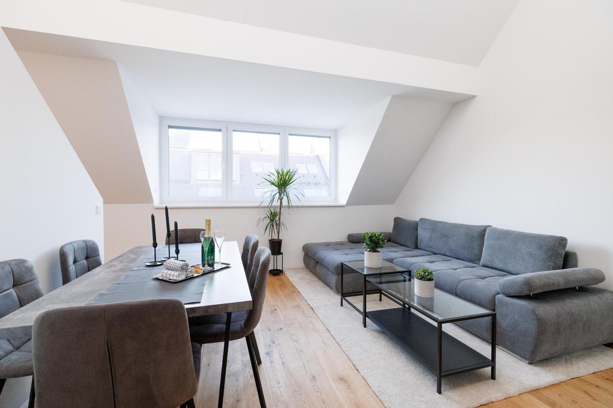 Symphony Apartments 41 - Modern Loft With Terrace And Grill In Central Location Viena Exterior foto