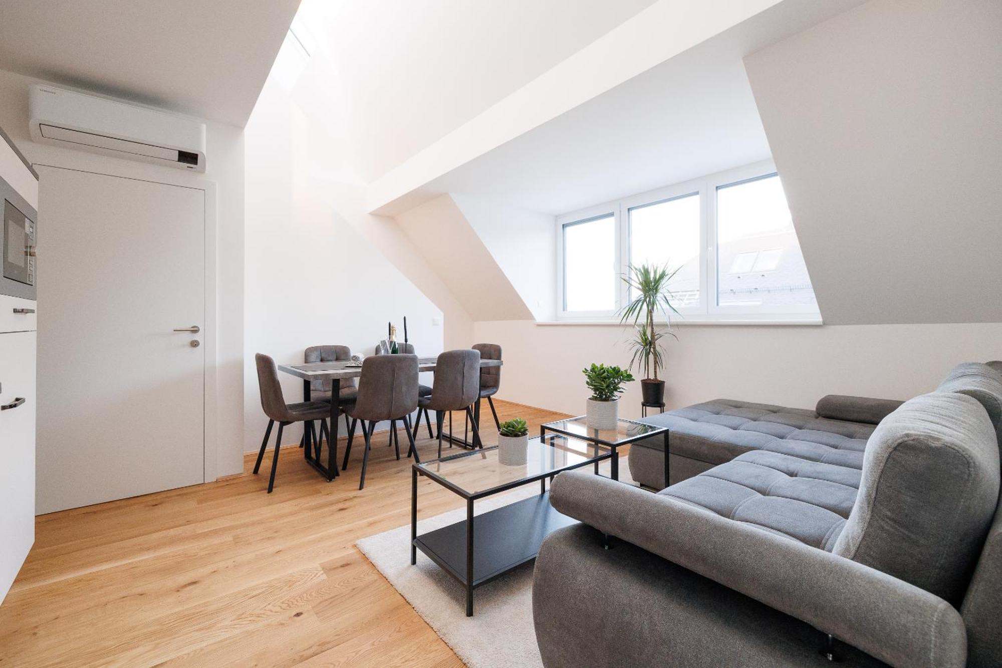 Symphony Apartments 41 - Modern Loft With Terrace And Grill In Central Location Viena Exterior foto